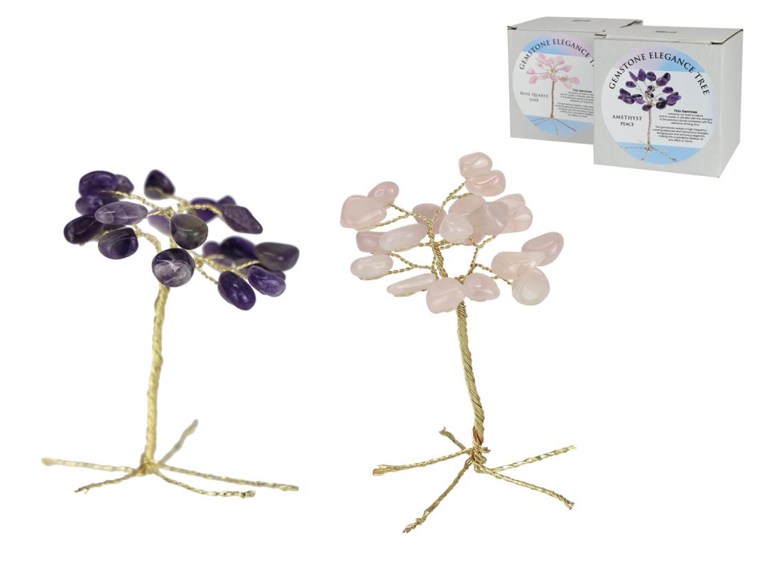 11cm Crystal Gemstone Trees