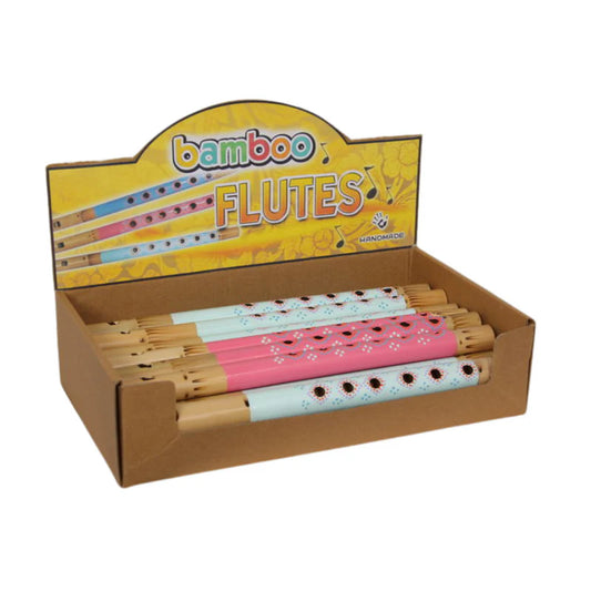 Coloured Bamboo Flutes - 31cm