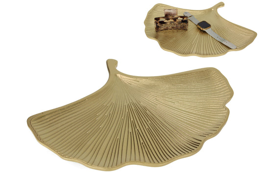 39cm Gold Fan Shaped Tray