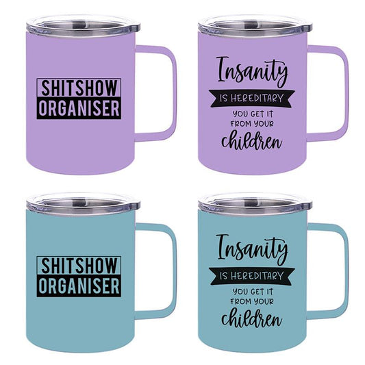 360ml Stainless Steel Mugs With Lid