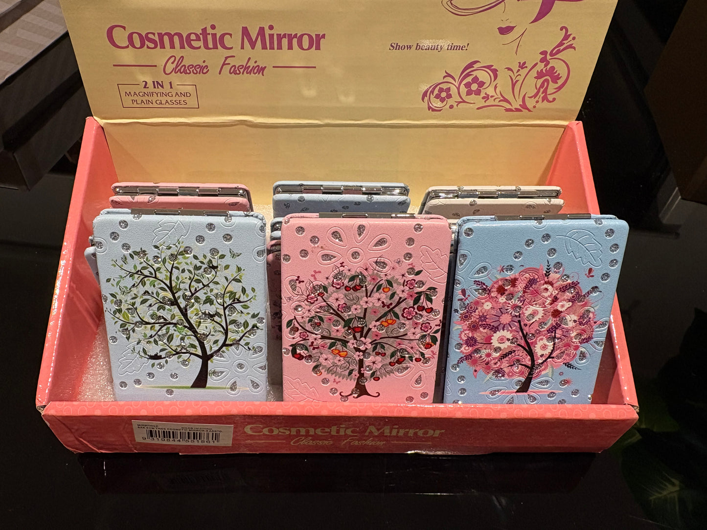 6x8.5cm Tree Design Cosmetic Mirrors - Randomly Picked